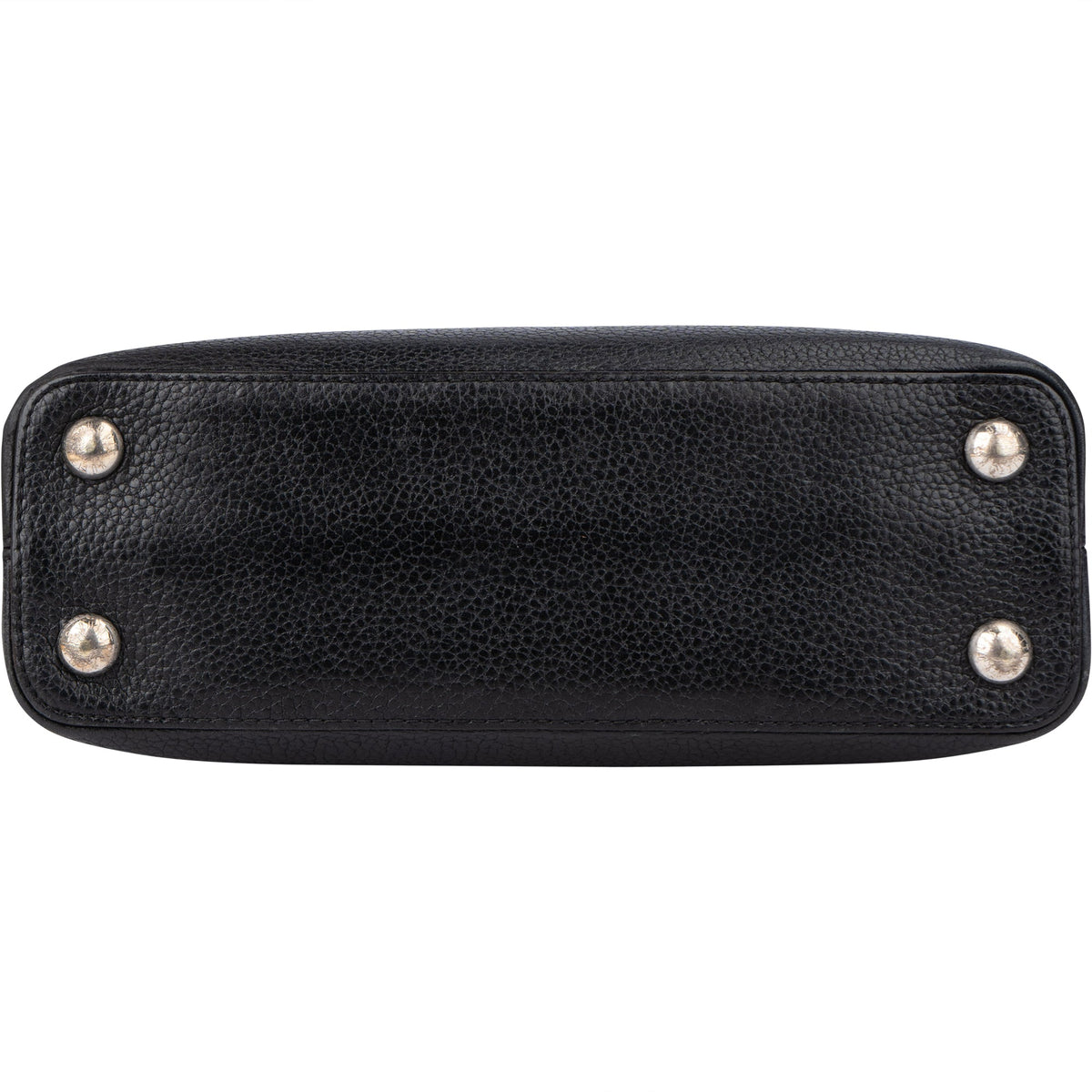 Louis Vuitton Noir Taurillon Capucines BB Handbag