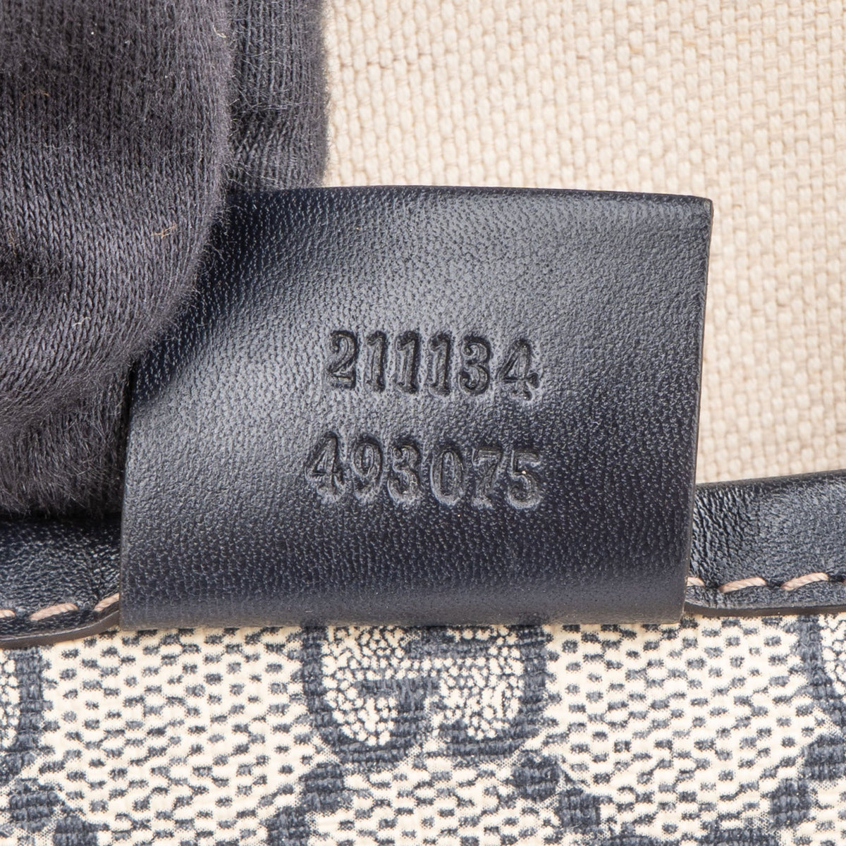 Gucci Canvas GG Monogram Sherry Line Handbag