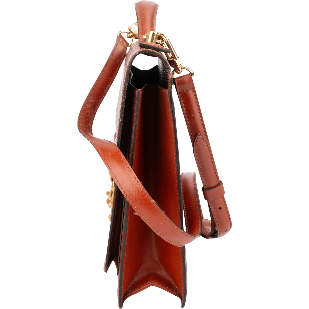 Louis Vuitton Monceau aus cognacfarbenem Epi-Leder – Ansicht 6