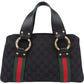 Gucci GG Monogram Bamboo Handbag