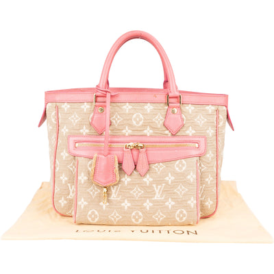Louis Vuitton Denim Monogram Sabbia Handbag