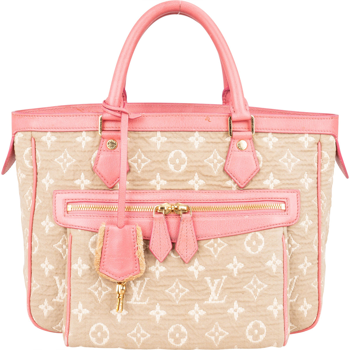 Louis Vuitton Sabbia aus Monogram Denim – Vorderansicht