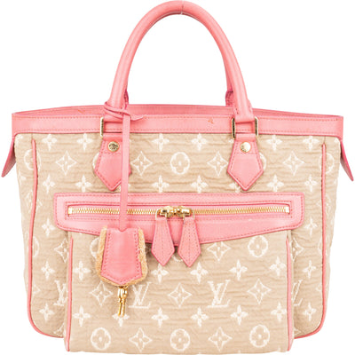 Louis Vuitton Denim Monogram Sabbia Handbag