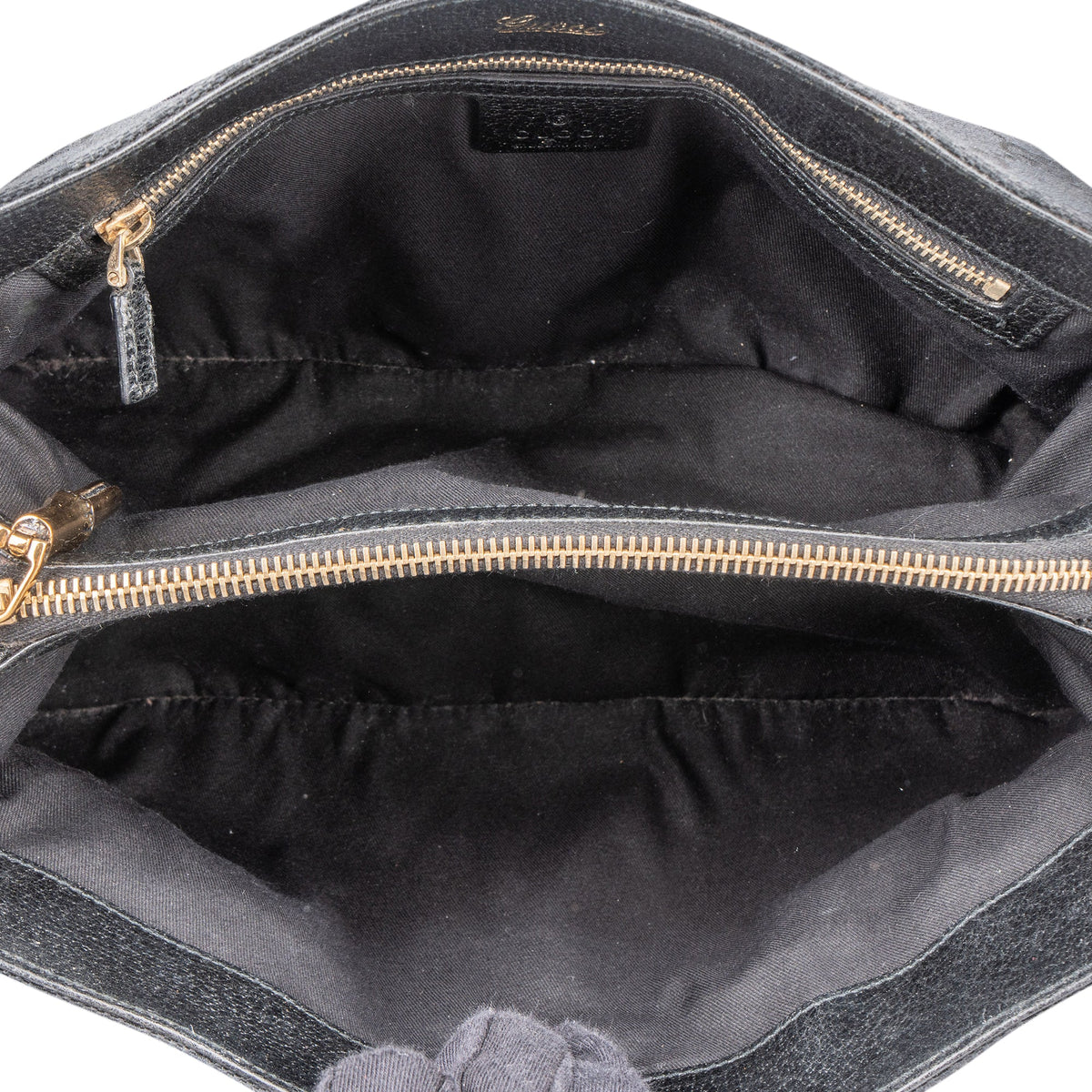 Gucci GG Monogram Bamboo Handbag