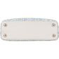 Louis Vuitton Bleu Blanco Tweed Capucines BB Handbag