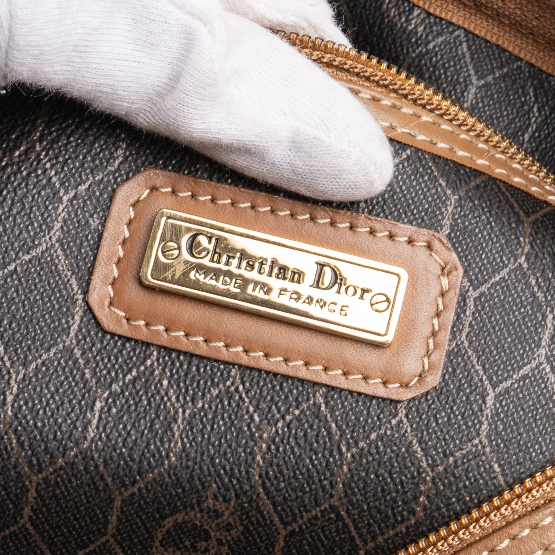 Sac de sport Trotter en nid d'abeille Christian Dior Monogram 45