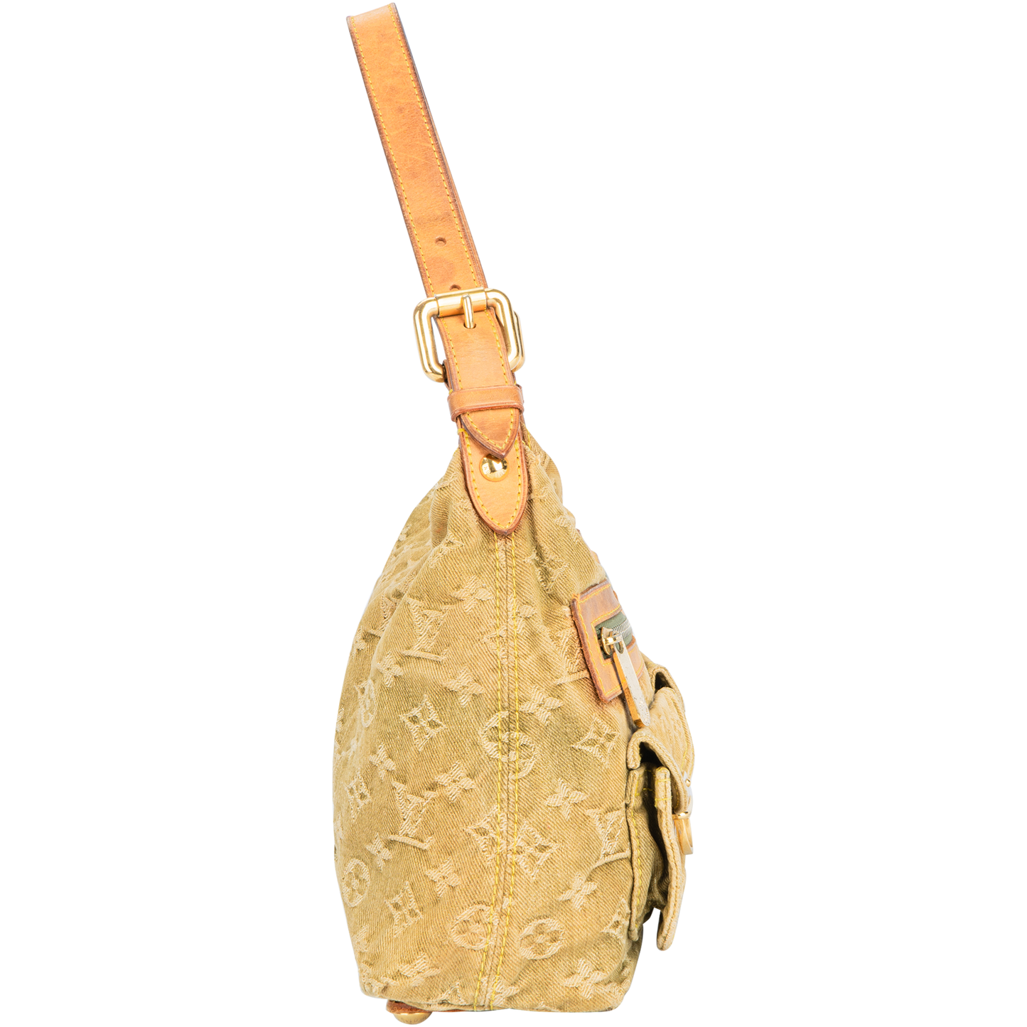 Louis Vuitton Denim Monogram Baggy PM Shoulder Bag