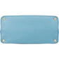 Prada Blue Saffiano Leather Double Handbag