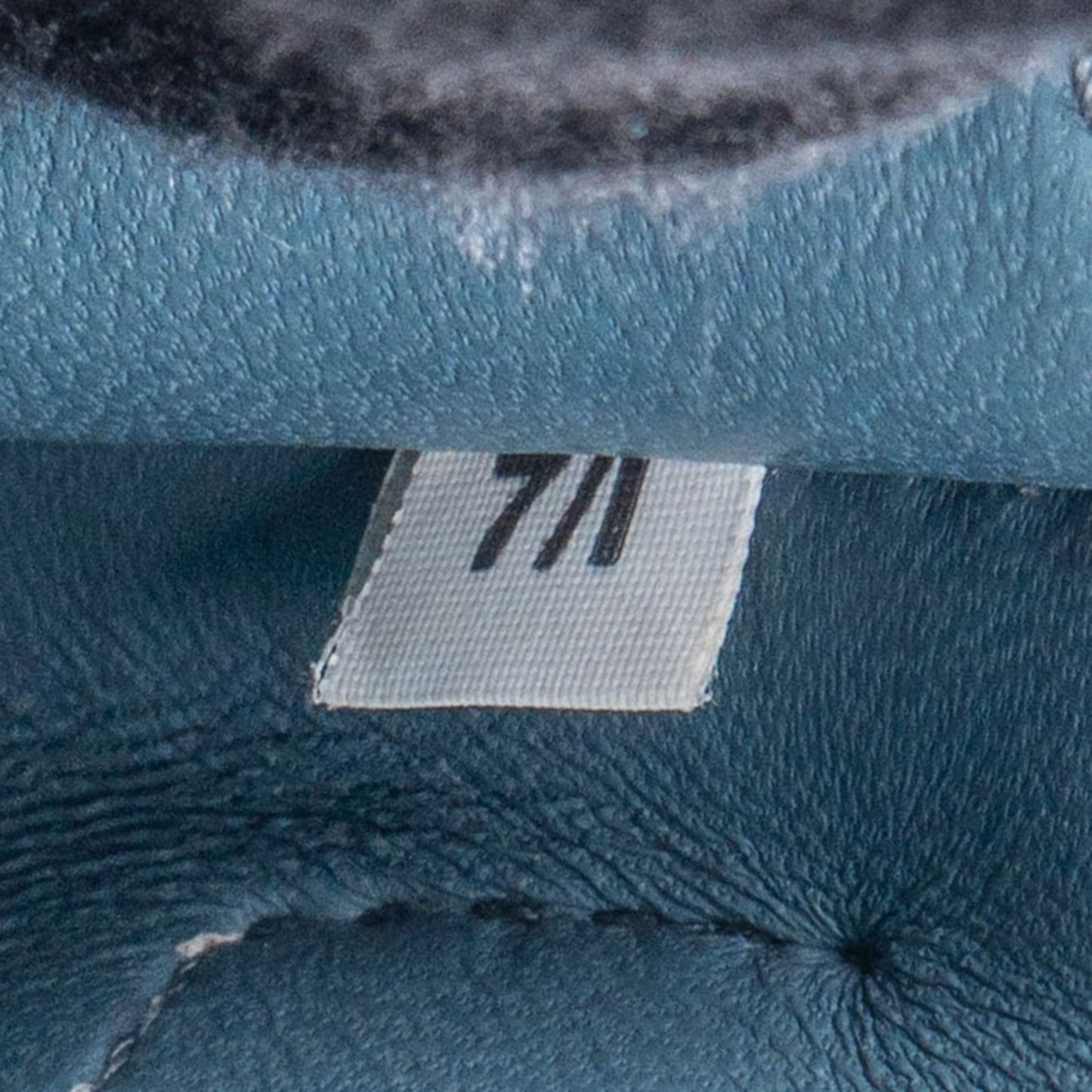 Prada Blue Saffiano Leather Double Handbag