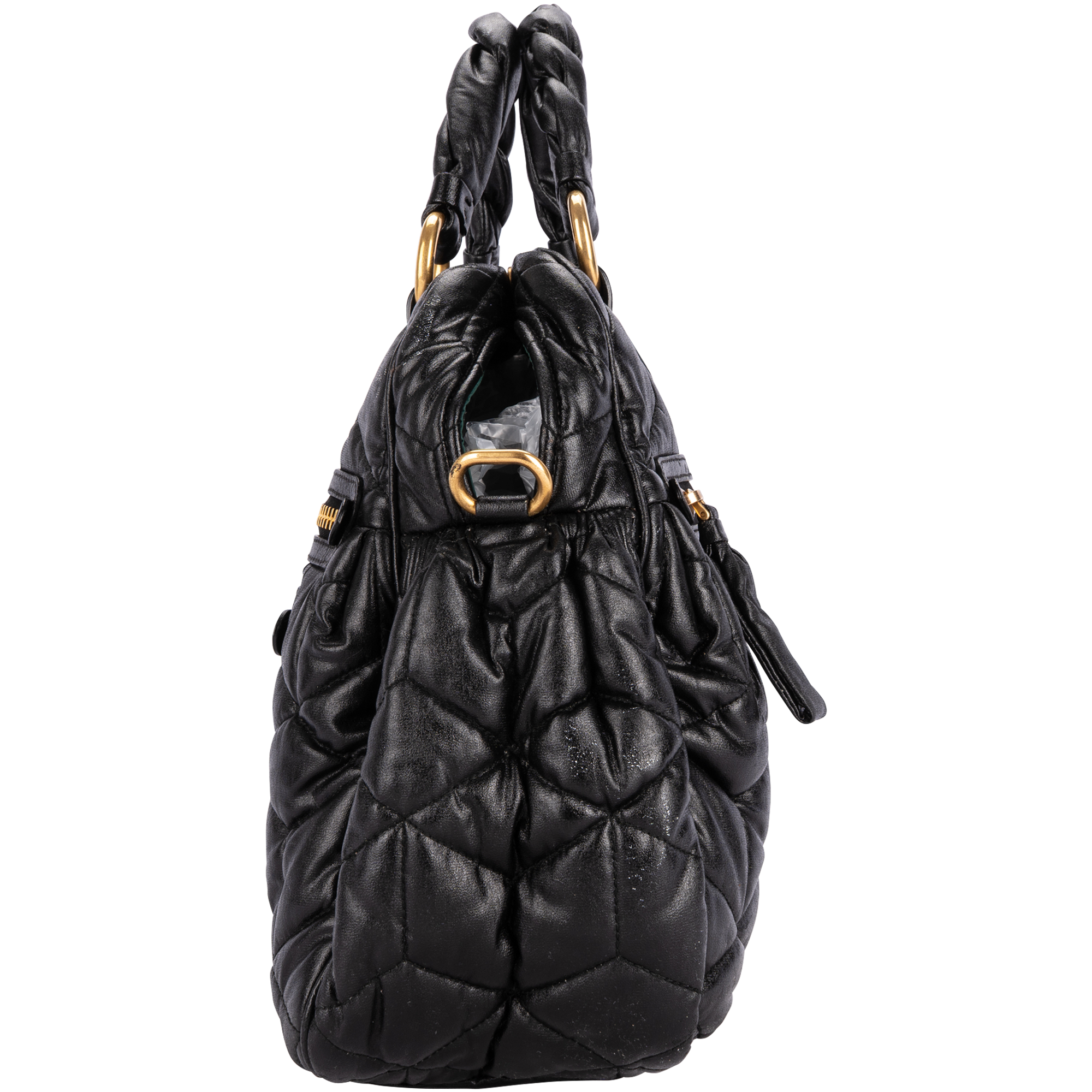 Miu Miu Black Matelasse Handbag – vintage on friday