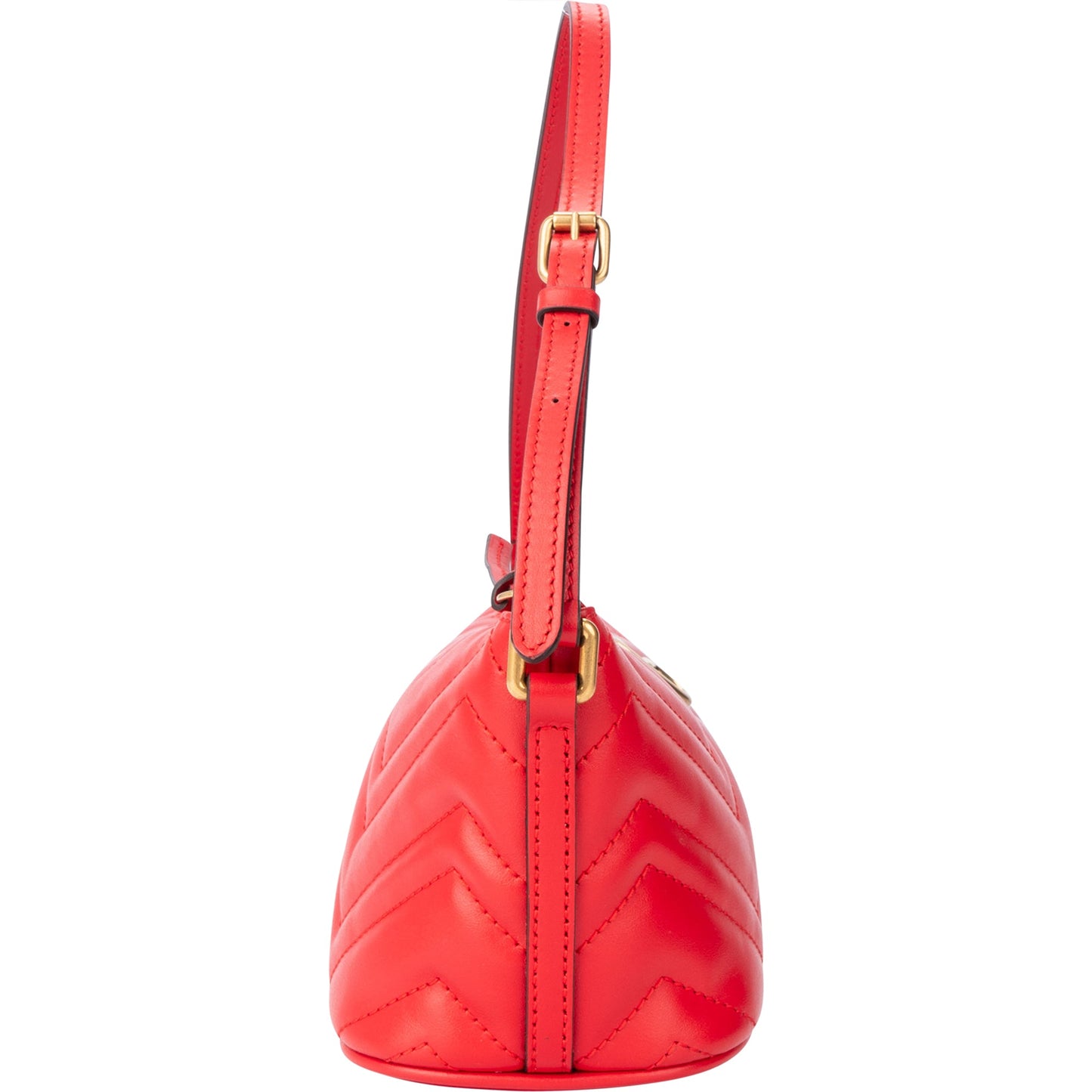 Gucci Rosso Leather Marmont Shoulder Bag