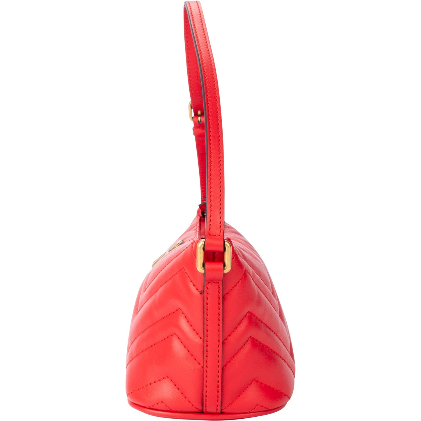 Gucci Rosso Leather Marmont Shoulder Bag