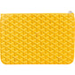 Goyard Yellow Goyardine Senat PM Clutch