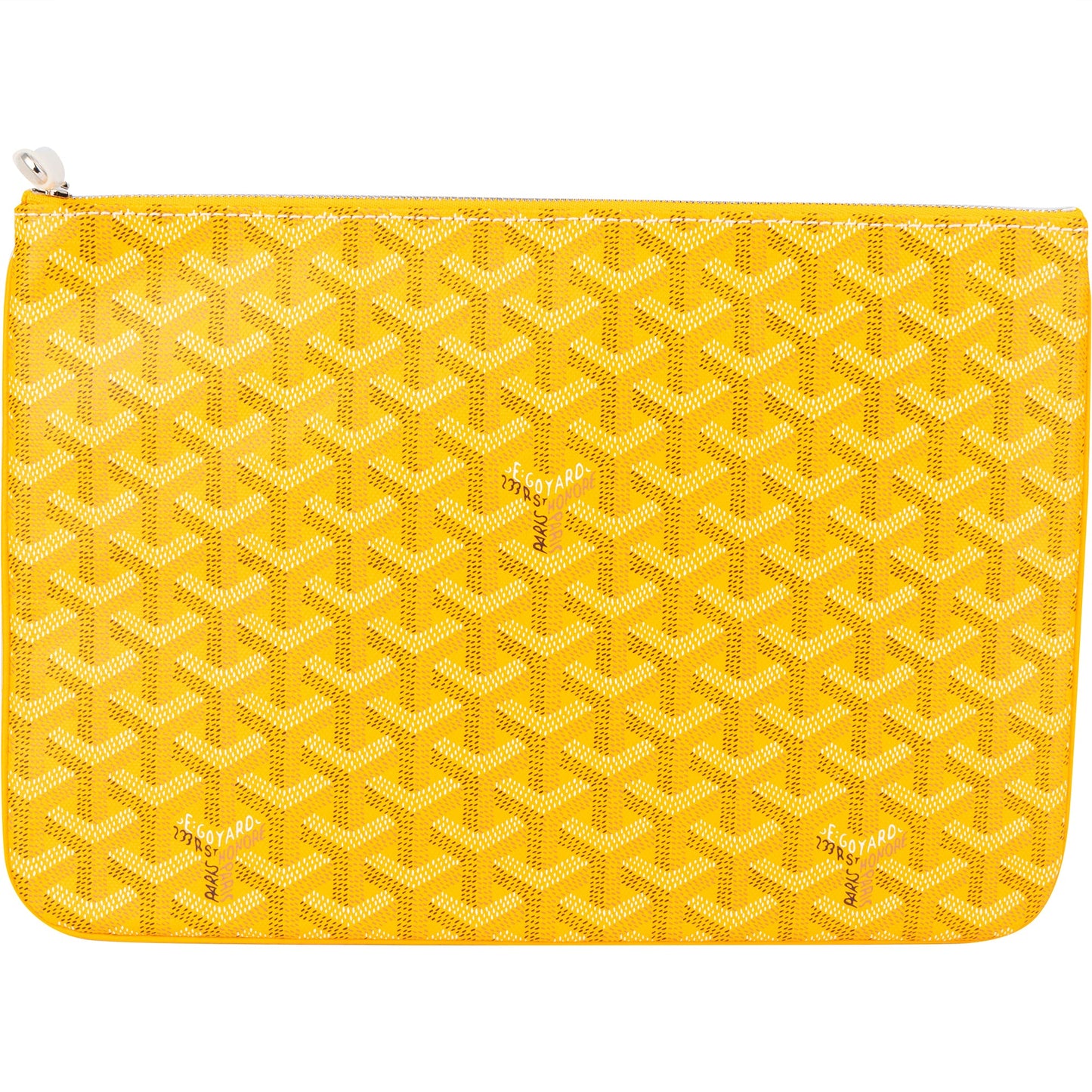 Goyard Yellow Goyardine Senat PM Clutch