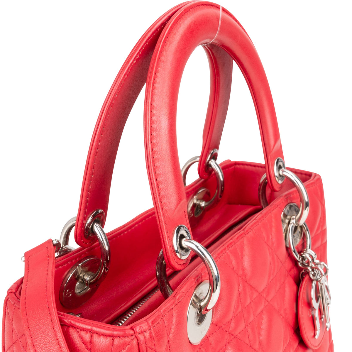 Christian Dior Quilted Leather Lady Dior Handbag