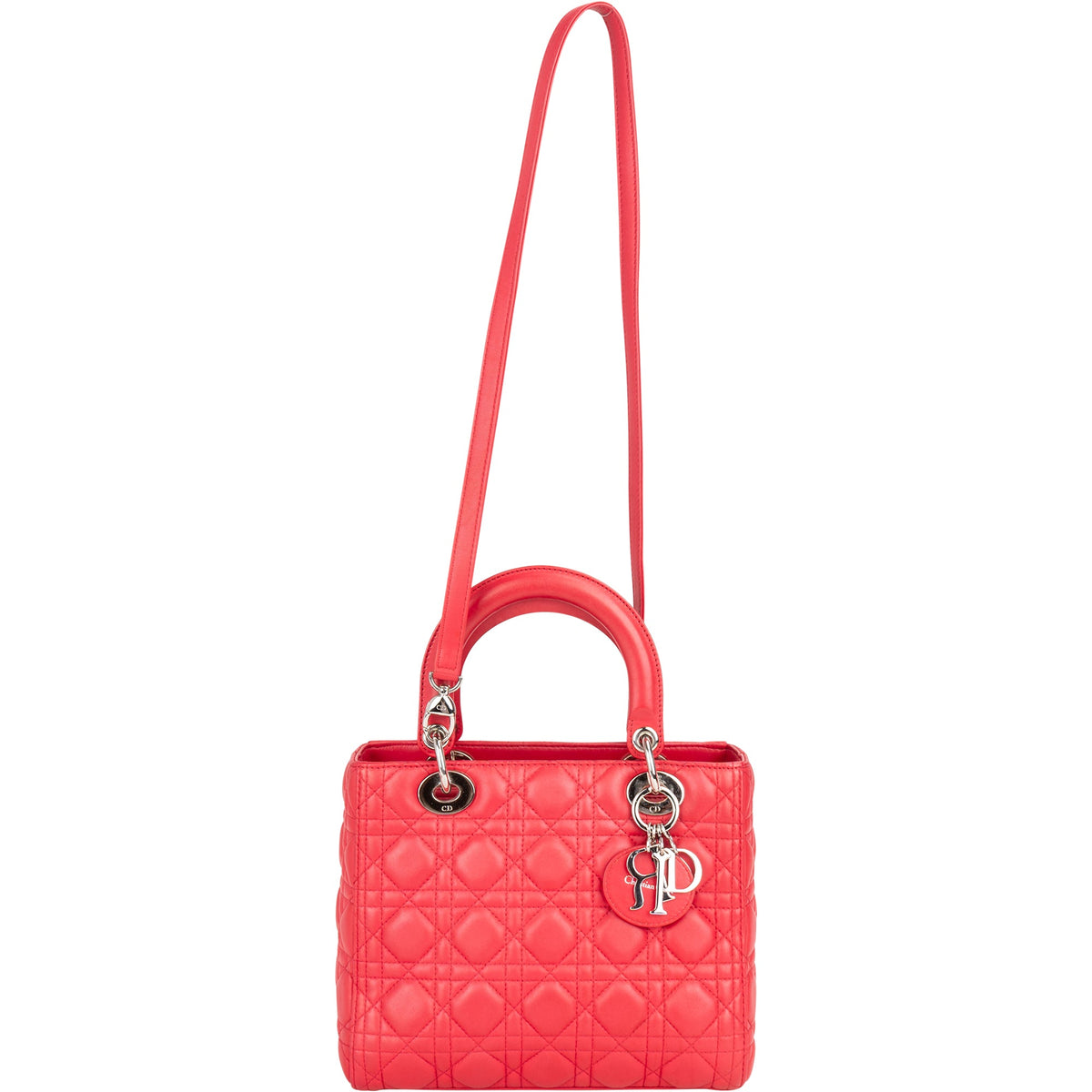 Christian Dior Quilted Leather Lady Dior Handbag