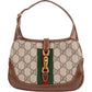 Gucci Monogram GG Supreme Canvas Jackie 1961 Web Mini Crossbody Bag