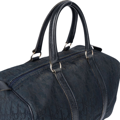 Christian Dior Satin Trotter Monogram Boston 30 Handbag