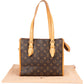 Louis Vuitton Canvas Monogram Popincourt Handbag