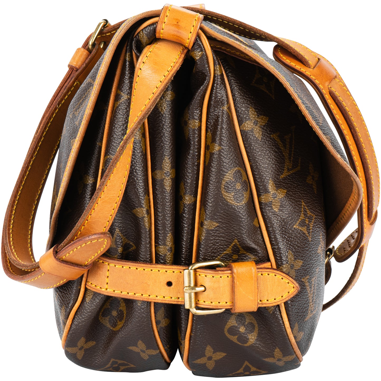 Louis Vuitton Canvas Monogram Saumur 30 Crossbody Bag