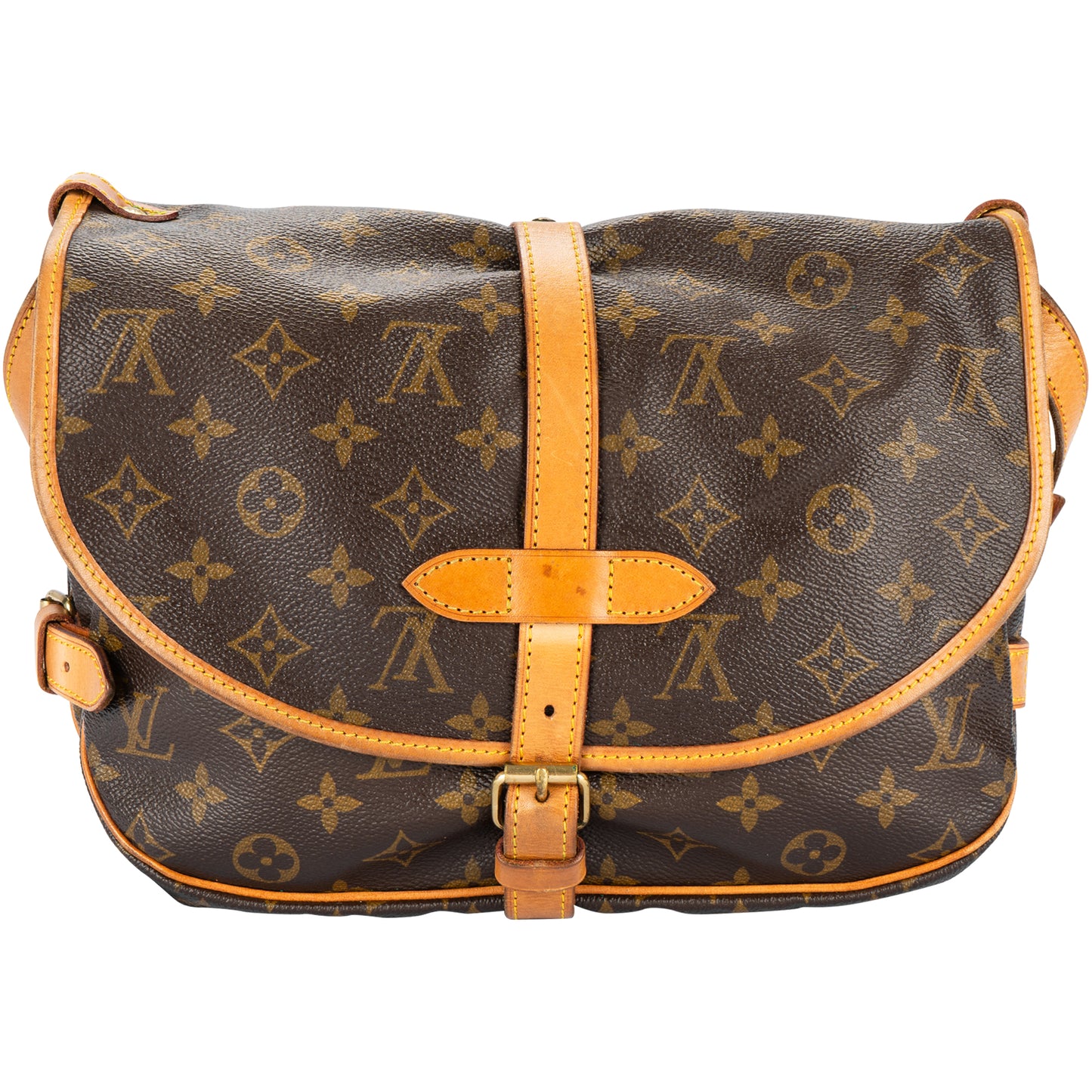 Louis Vuitton Canvas Monogram Saumur 30 Crossbody Bag