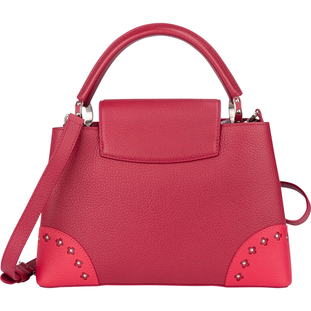 Louis Vuitton Limited Pink Taurillon Capucines MM Handbag