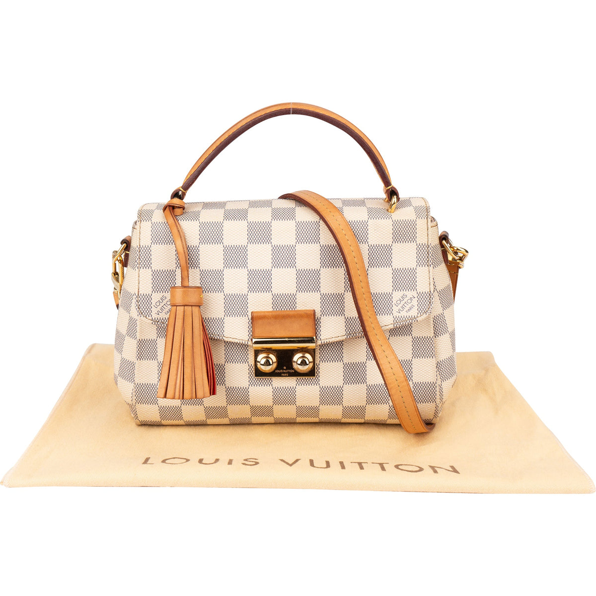 Louis Vuitton Damier Azur Monogram Croisette Handtasche, Bild 2 von 13