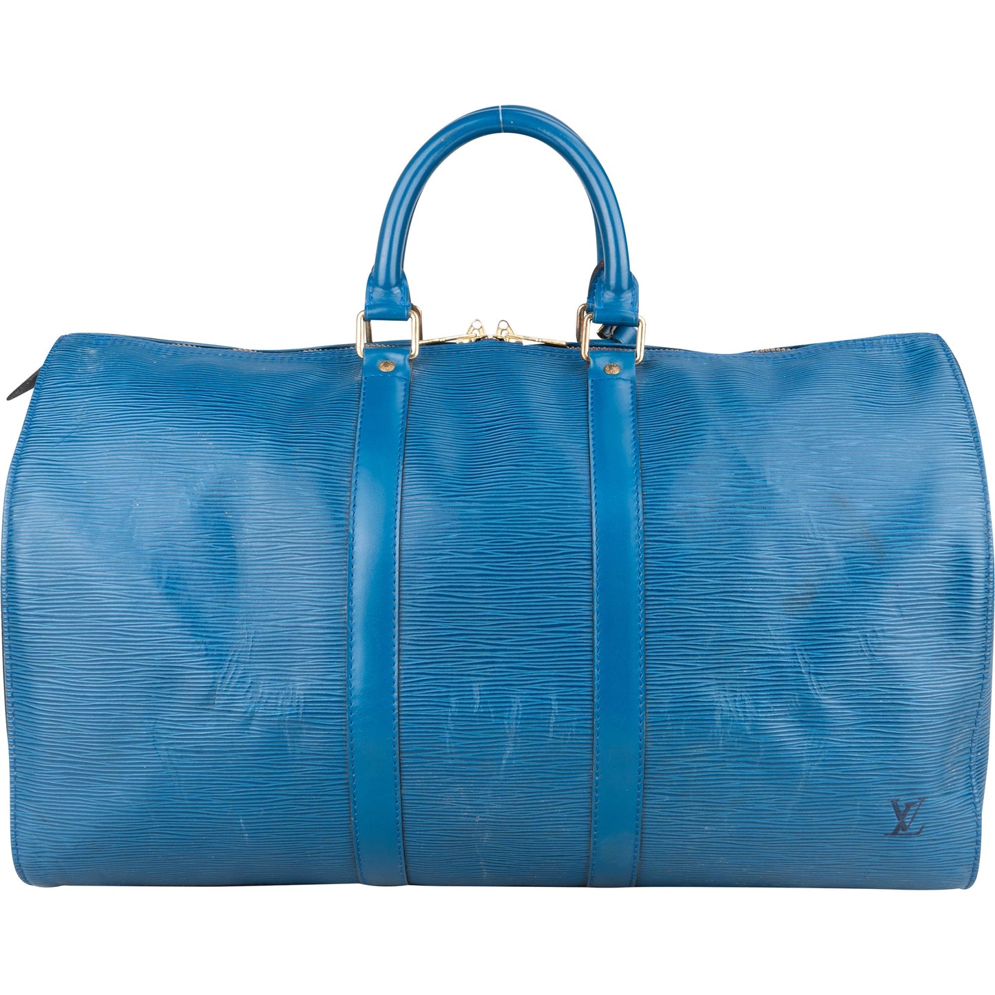 Louis Vuitton Bleu Epi Leather Keepall 45