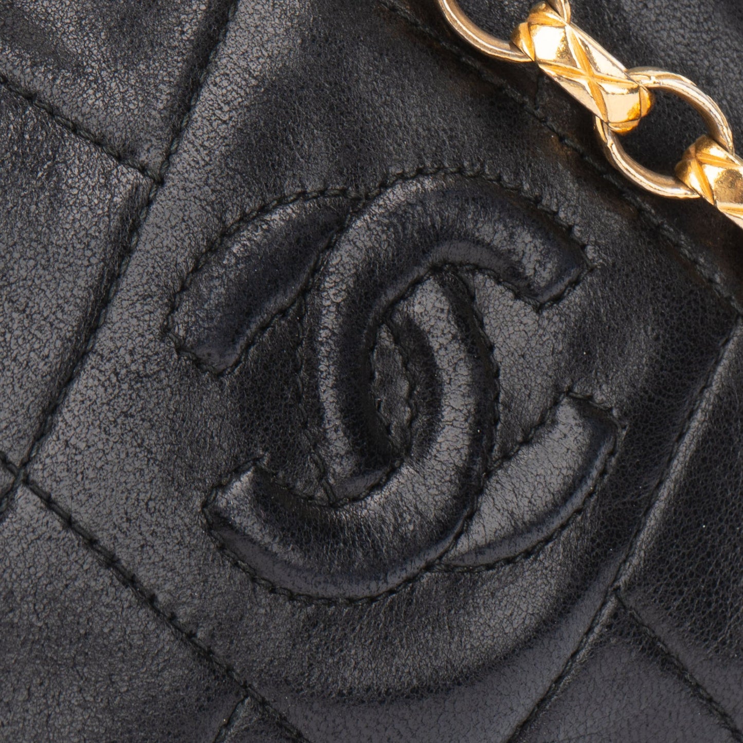 Chanel Quilted Lambskin CC Mini Camera Crossbody Bag