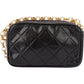 Chanel Quilted Lambskin CC Mini Camera Crossbody Bag