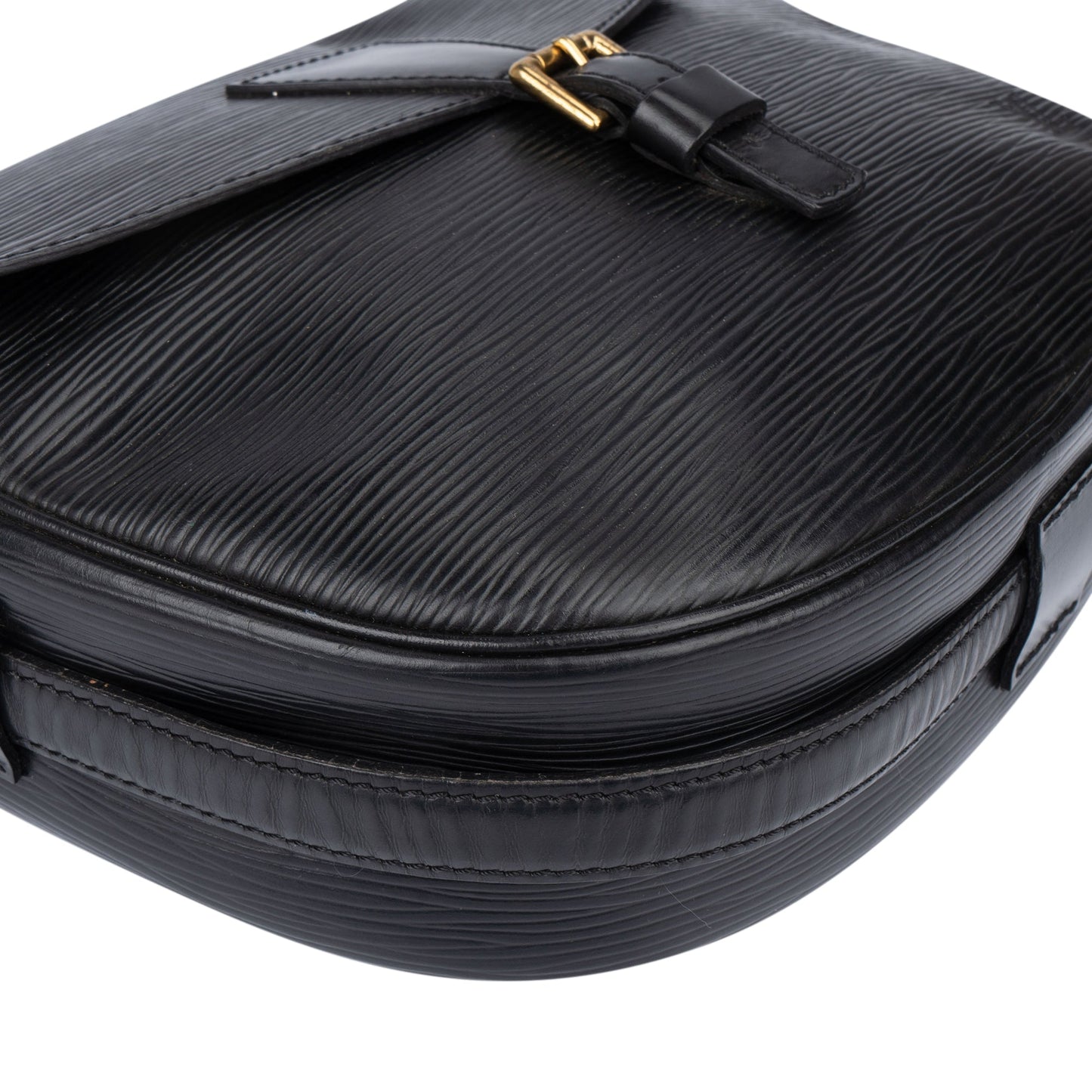 Louis Vuitton Noir Epi Leather Jeune Fille MM Crossbody Bag