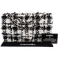 Chanel Bicolor Tweed Palladium Medium Double Flap Crossbody Bag
