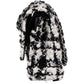Chanel Bicolor Tweed Palladium Medium Double Flap Crossbody Bag