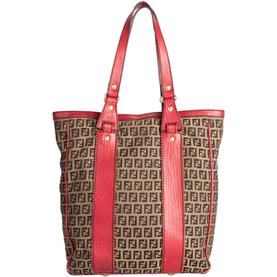 Fendi Zucchino Monogram Shoulder Bag