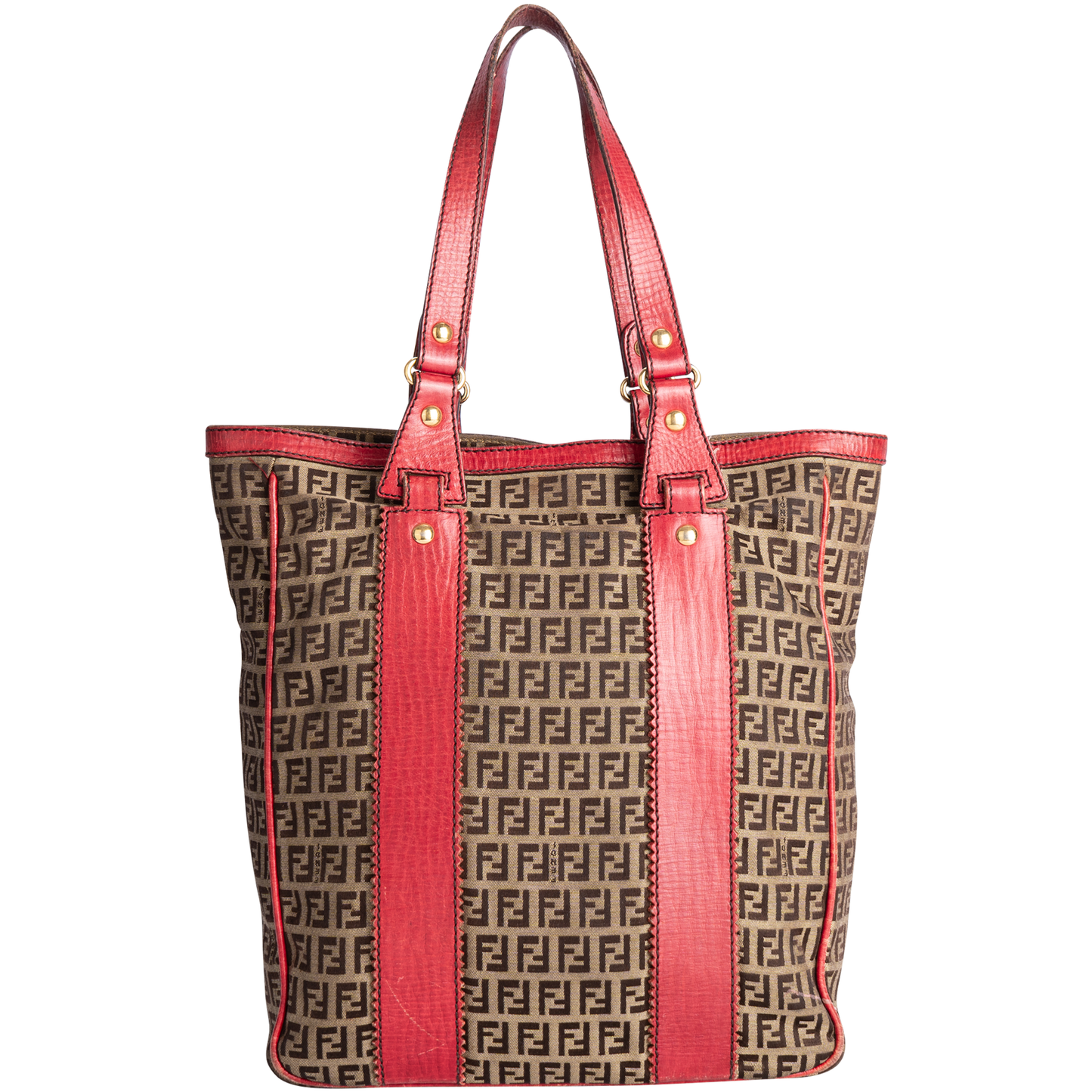 Fendi Zucchino Monogram Shoulder Bag