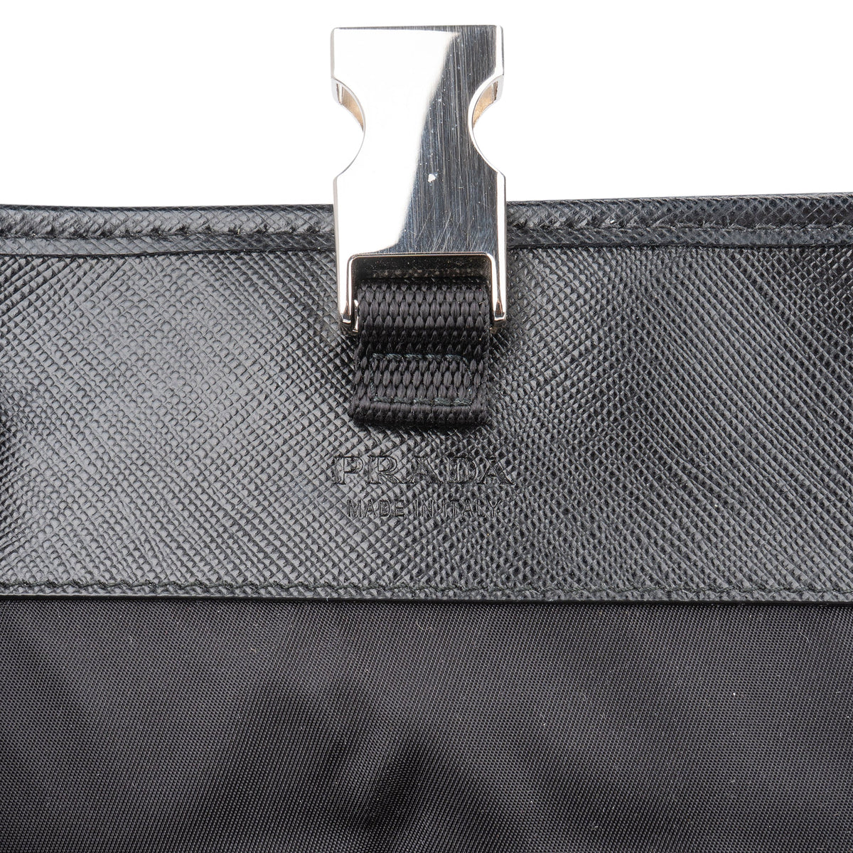 Prada Nylon Triangle Mini Crossbody Side Bag
