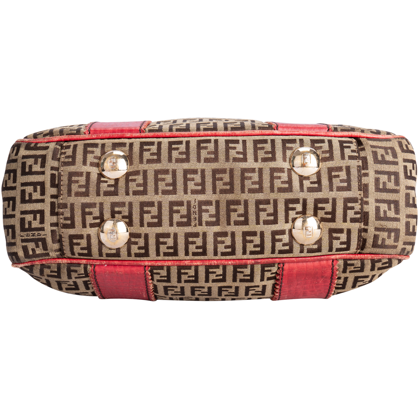 Fendi Zucchino Monogram Shoulder Bag