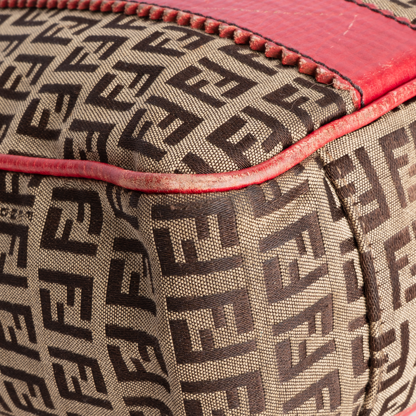 Fendi Zucchino Monogram Shoulder Bag