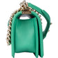 Chanel Chevron Lambskin Boy Single Flap Crossbody Bag