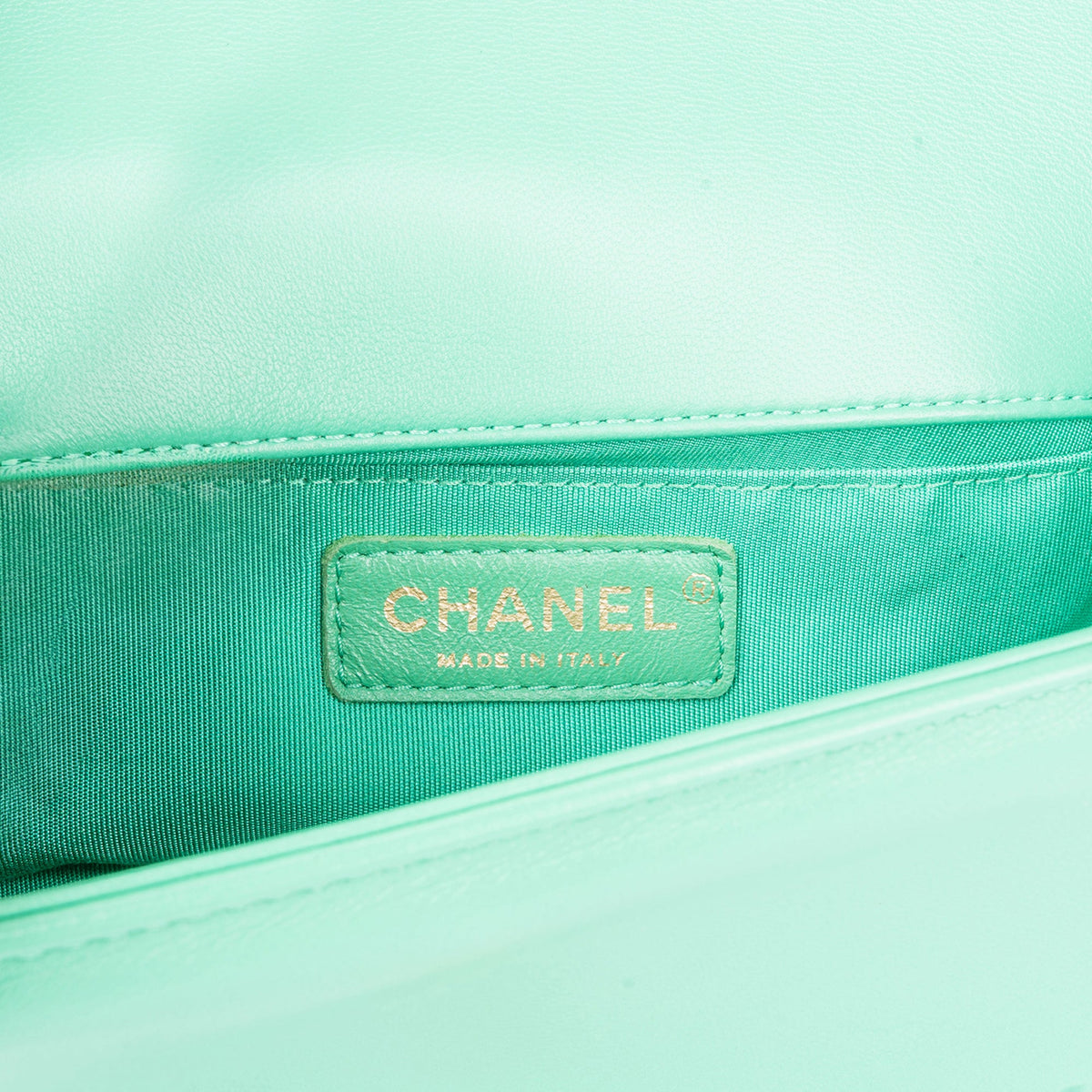 Chanel Chevron Lambskin Boy Single Flap Crossbody Bag