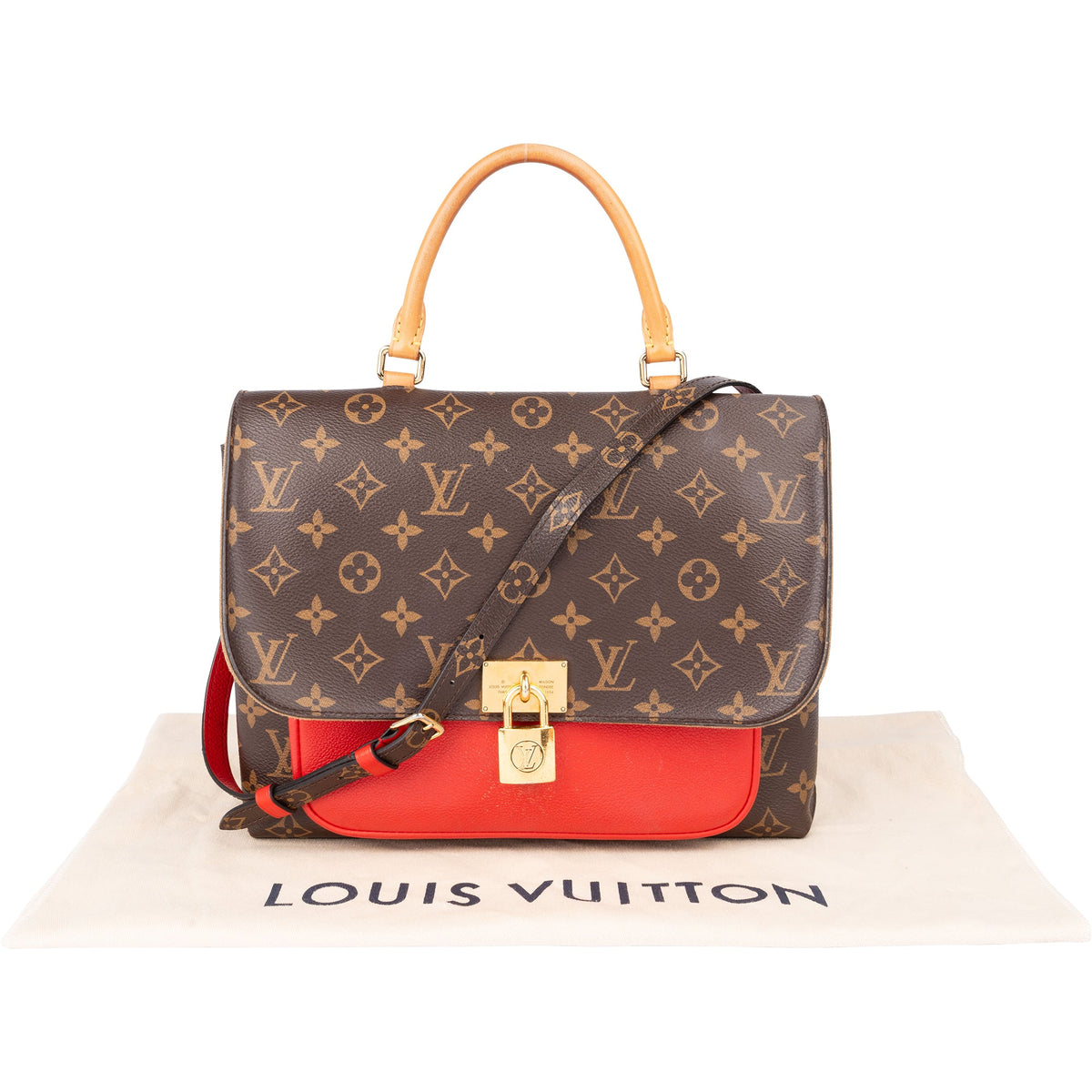 Louis Vuitton Canvas Monogram Marignan Handbag