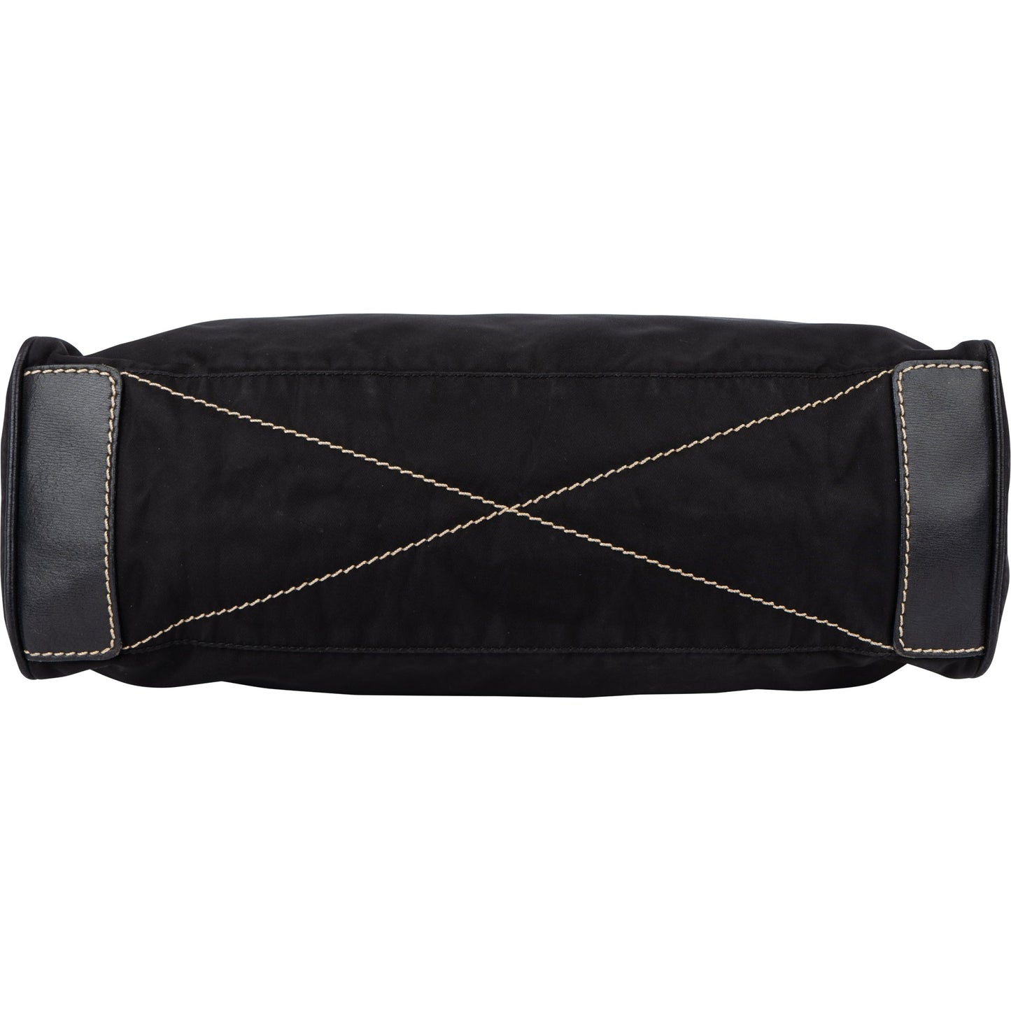 Prada Black Nylon Triangle Handbag