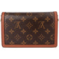 Louis Vuitton Canvas Monogram Dauphine Wallet On Chain Crossbody Bag