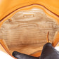 Prada Brown Leather Triangle Baguette Shoulder Bag