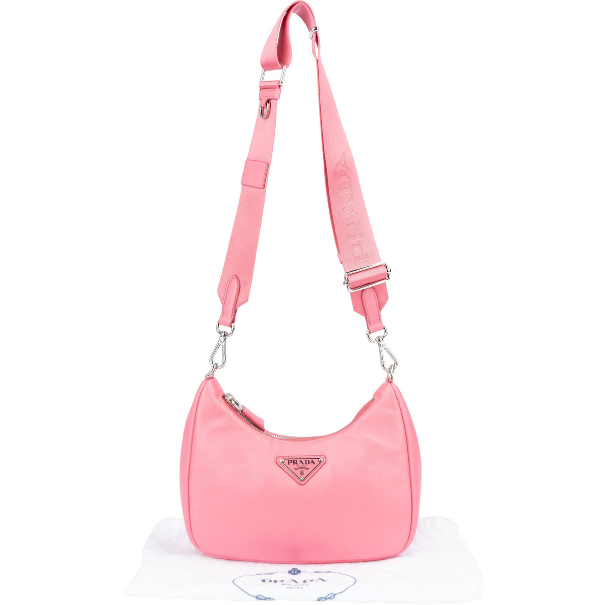 Prada Triangle RE-Edition aus weichem Leder – Ansicht 2