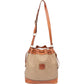 Celine Maccadam Monogram Bucket Shoulder Bag