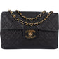 Chanel Quilted Lambskin 24K Gold Maxi Single Flap Crossbody Bag