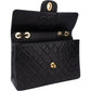 Chanel Quilted Lambskin 24K Gold Maxi Single Flap Crossbody Bag