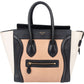 Céline Tricolor Leather Luggage Handbag