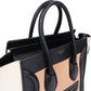 Céline Tricolor Leather Luggage Handbag